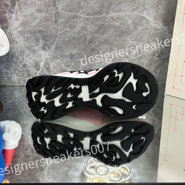 

new out of office sneaker designer casual shoes men women lace-up high street leather breathable platform trainers sneakers xsd221141, Black