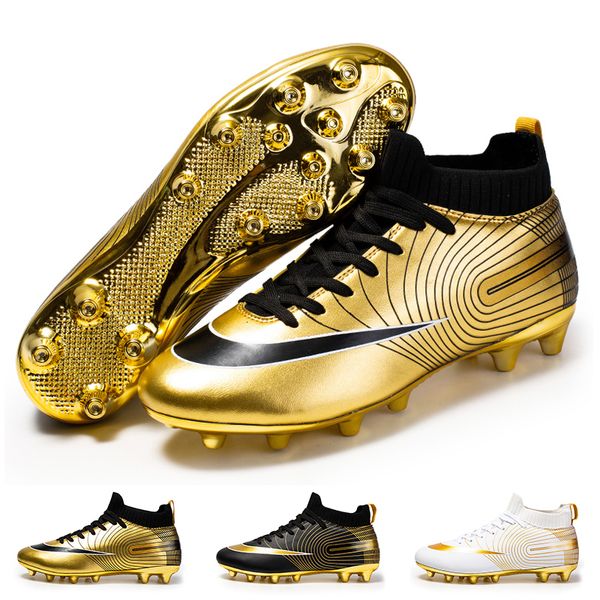 

rain boots children's football shoes professional fiveaside soccer ultralight ag tf futsal woman original 2023 230721, Black;red