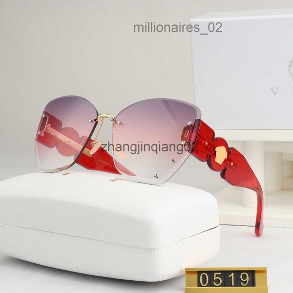 

designer versage sunglasses cycle luxurious fashion sports polarize sunglass for mens womans vintage brands baseball driving beach rimless r, White;black
