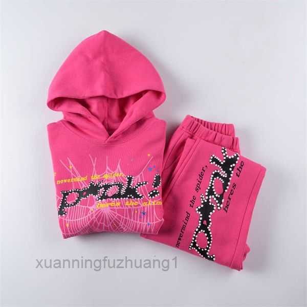 

mens hoodies sweatshirts 2023 childrens boys girls high spider web hooded young tfa9, Black