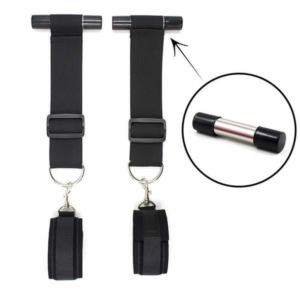 

sm toy iron tube door hanger handcuffs binding straps 50% outlet online