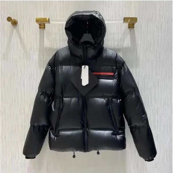 

mens jacket women down hooded warm parka men down jacket letter parka coat windbreaker winter fashion for male couples outwear multiple col, Black;brown