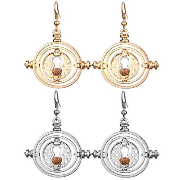 

earring hourglass time converter earring time-turner earrings1587926, Silver