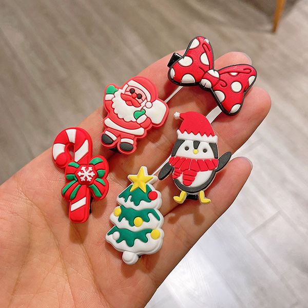 

fashion blogger designer jewelry cute cartoon soft glue snowman elk duck beak hair clip accessories headwear clips barrettes wholesale ed86, Golden;silver