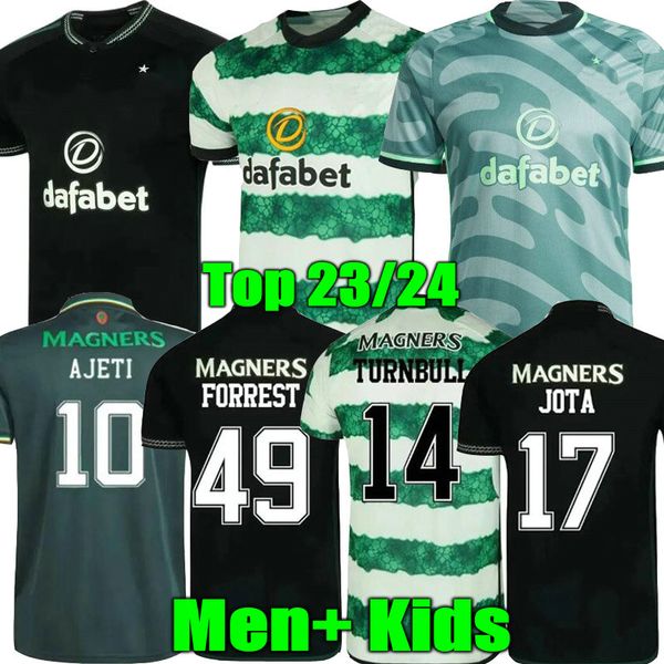 

23 24 football shirt fc soccer jerseys 2023 2024 voetbal voetbalshirts home away third player version training goalkeeper carter kyogo abada, Black;yellow