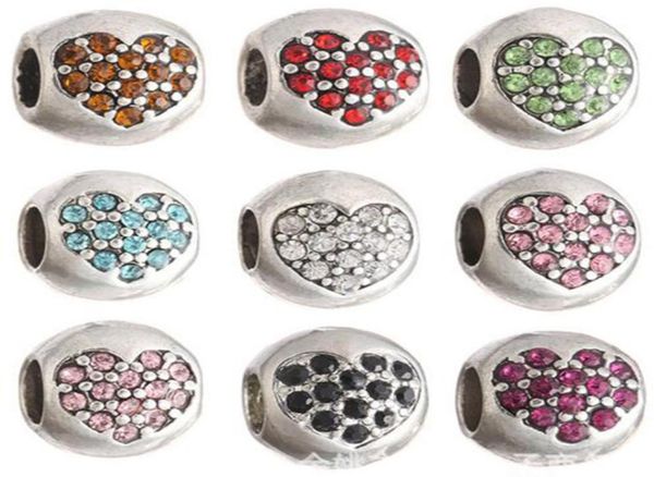 

where to buy alloy jewelry accessories onlineheart love charmschildrens diy beads bracelets toysvarieties and colors for your p3360387, Black