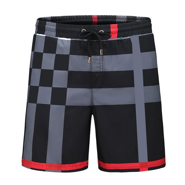 

shorts and t shirt swim shorts designer shorts shorts mesh shorts m  xl 2xl 3xl loose elastic waist relaxed classic plaid stripe square bla, Black