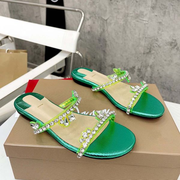 

luxury brand shoe summer sandals designer slippers slides floral brocade genuine leather flip flops man women shoes sandal effortlessly casu, Black