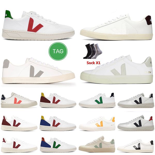 

veja running shoes designer sneakers vejas fashion women men white black leather grey classic couples vegetarianism style original campo loa