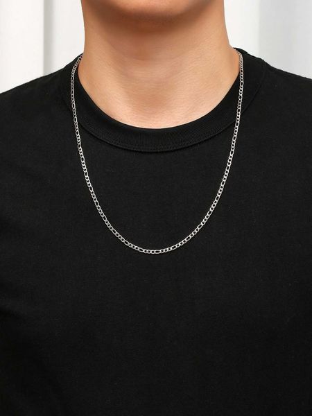 

men's accessories men minimalist necklace, Silver