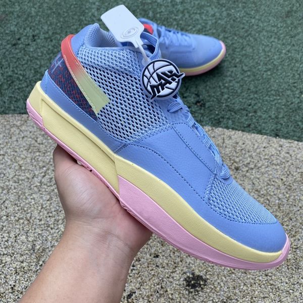 

2023 spring summer ja 1 day one basketball shoes cobalt bliss citron tint punch men women outdoor casual sports sneakers