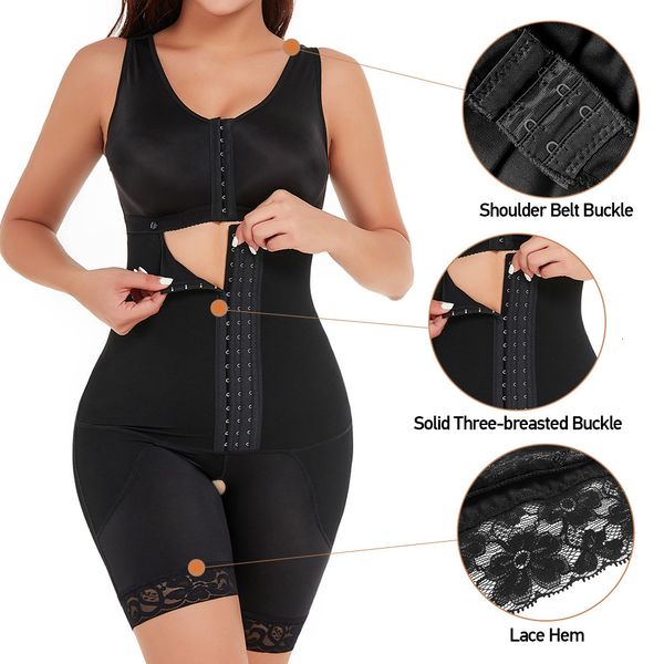 

waist tummy shaper women's corset full waist trainer body shaper faja fajas colombianas binders female modeling strap tummy slimming sh