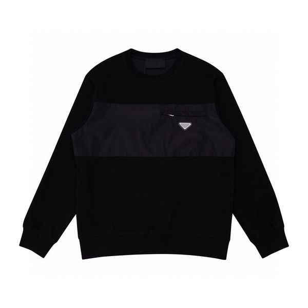 

men's plus size hoodies & sweatshirts in autumn / winter 2024 acquard knitting machine e custom jnlarged detail crew neck cotton 2effs, Black;brown