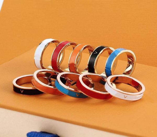 

new highquality designer titanium steel ring fashion jewelry men039s simple modern band rings ladies039 gift9599752, Silver