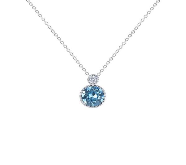 

myyshop silver necklaces wild clavicle chain female austrian crystal simple highend jewelry1503054, Golden;silver