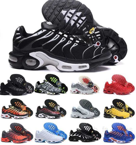 

new fashion 2022 fashion classic tn mens running shoes university red blue triple white black metallic pewter chaussures tns requin airs sne