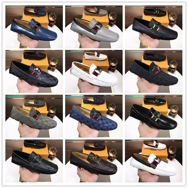 

italian luxury designer square toe men vintage leather shoes original widened sole british formal dress loafers black lace-up men's sho