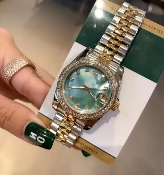 

u1 aaa women watches sapphire crystal automatic mechanical 69178 datejust watches jubilee red gold diamond bezel lady watch gift 26mm montre, Slivery;golden