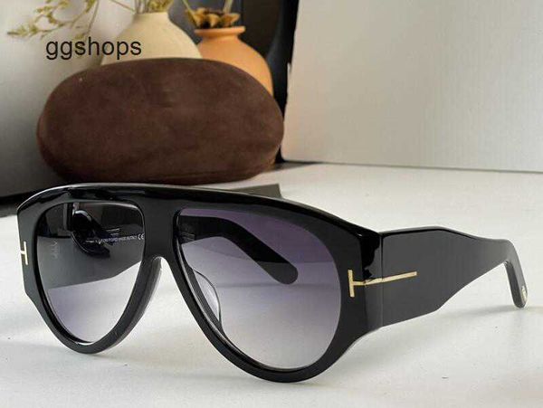 

tom-fords realfine888 man 5a eyewear with tf ft1044 bronson glasses pilot frame woman luxury designer cloth for sunglasses box ft5401, Black