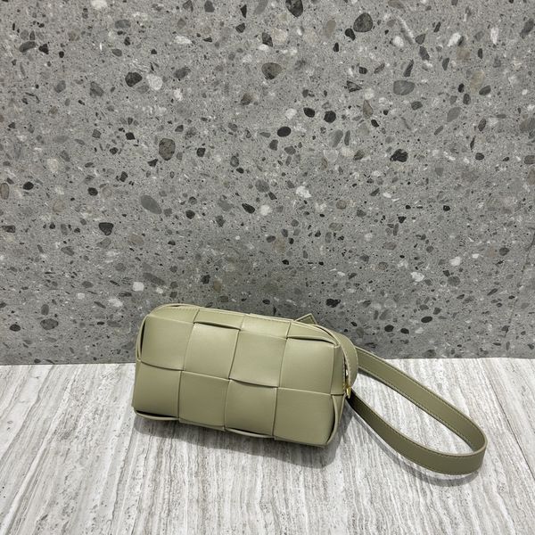 

cloud bag - large weave, minimalist design: genuine leather grid weave small square bag, stylish handbag, underarm, single shoulder, crossbo