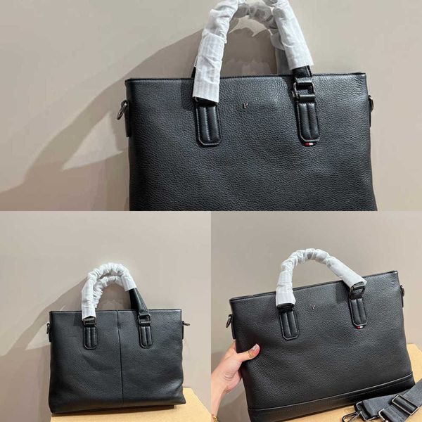 

men bag designer lapbag mens briefcase leather handbag women fashion black shoulder bags wallet 230629