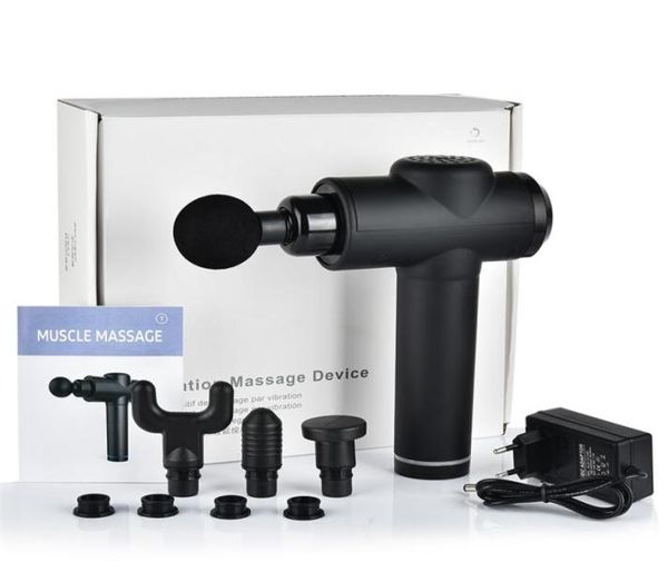 

lcd display electric massage gun deep powerful tissue massage gun muscle body massager gun rechargeable cordless muscle massager 28107811
