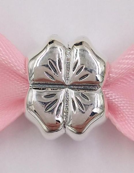 

andy jewel 925 sterling silver beads lucky four leaf clover charm charms fits european p style jewelry bracelets necklace 6857625, Black