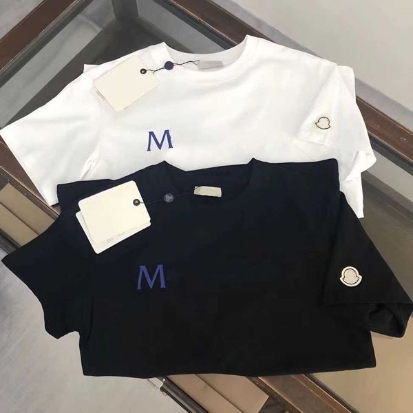 

stussys summer mens t-shirts casual man monclair womens loose tees with letters print short sleeves designer shorts sleeve tshirts, White;black