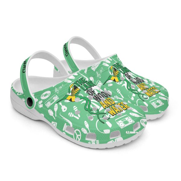 

diy slippers men women custom pattern cartoon cute green hummingbird outdoor sports trainers sneakers 41-101897
