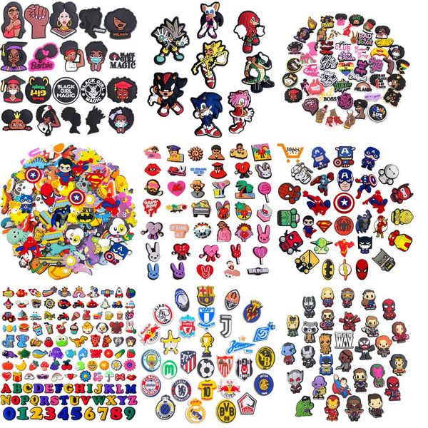 

shoe parts accessories random charms for bracelet wristband party gifts drop delivery series randomly, White;pink