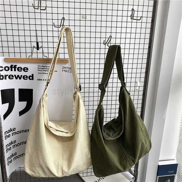 

totes women canvas shoulder bags large capacity thick cotton cloth books handbag tote solid crossbody bag big travel purse for ladiesstylish