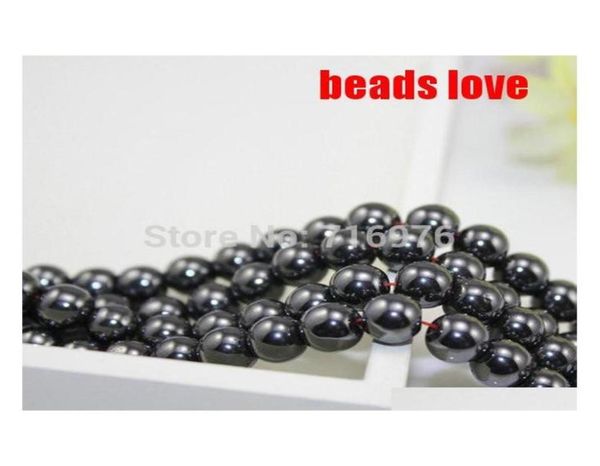 

whole natural stone black hematite beads 4 6 8 10 12mm 16quot per strand pick size drop delivery8825337, Silver