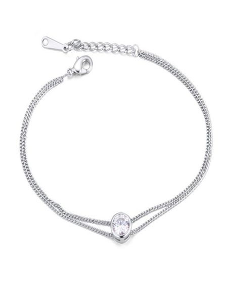 

arrival charm cubic zirconia tennis bracelets for women chain link charm bracelet femme gift jewelry7259222, Golden;silver