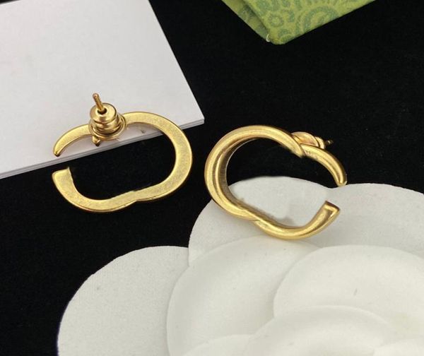 

women stud earings fashion gold earring designer for mens hoops women jewelry luxurys 925 silver studs bijoux de luxe with box4072436, Golden;silver