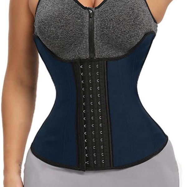 

waist tummy shaper slimming sheath steel boned waist trainer latex colombian belt modeling strap body shaper reductive girdle tummy trimmer