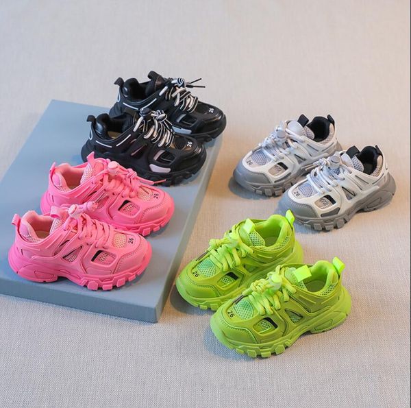 

new spring autumn children's shoes boys girls sports shoes breathable kids baby casual sneakers fashion athletic shoe comfortable soft, Black