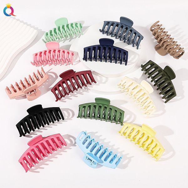 

fashion blogger designer jewelry keel hair clip, large curly hair clip, back spoon shark clip accessories barrettes hair wholesale zj44, Slivery;golden