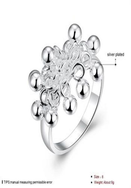 

whole retail lowest christmas gift new 925 silver fashion ring r0168738678, Golden;silver