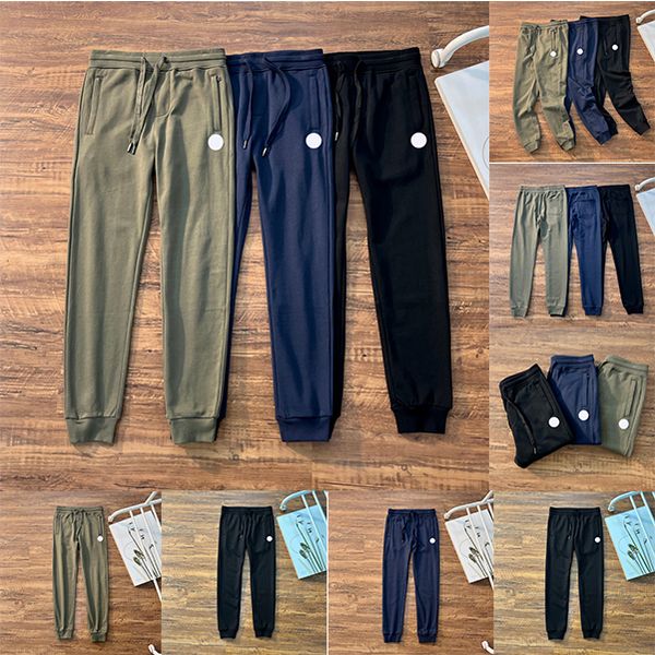 

small logo classic basic mens pant france luxury brand sweatpants spring and summer 2023 casual pants, Black