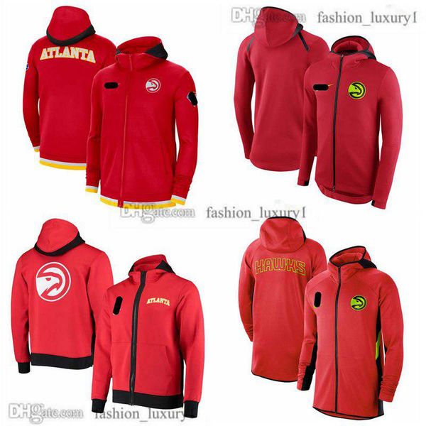 

mens atlanta''hawks''basketball jacket autumn and winter hooded zippers hoody sweatshirt sweater cotton pullover hoodies, Black;brown