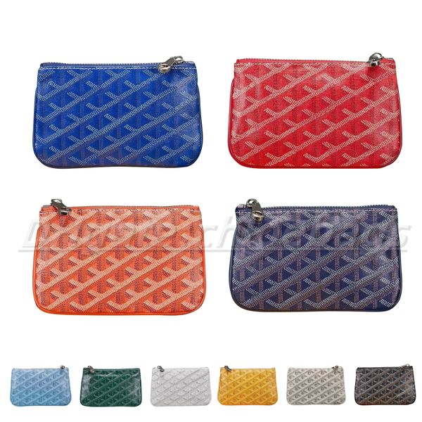 

card case wallets women classic mirror quality leather graffiti card holder keychain mens wallet wristlets passport holders pocket organizer, Red;blue