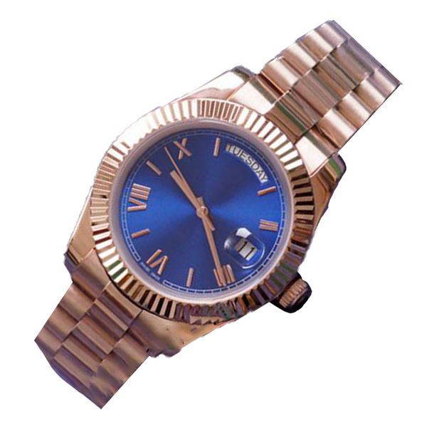 

men's watches high-quality designers waterproof luminous automatic mechanism 41mm stainless steel sapphire monte watches gifts 36mm wom, Slivery;brown