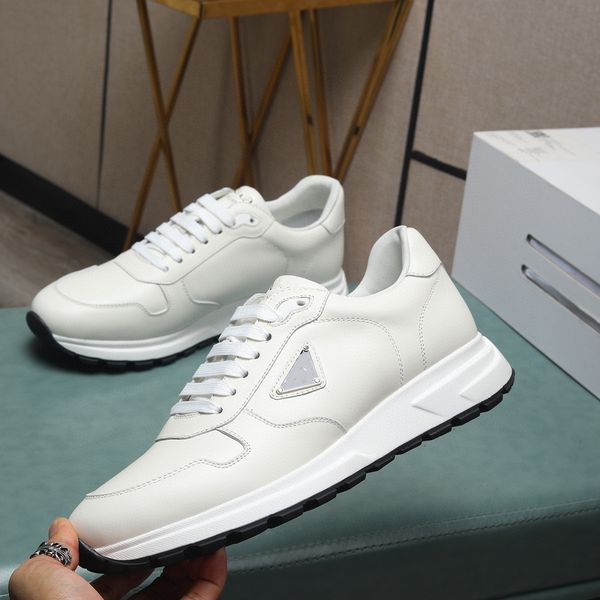 

2023 men shoes design prax 01 sneakers re-nylon brushed leather nylon mesh brand mens skateboard walking runner casual outdoor sports eu38-4, Black