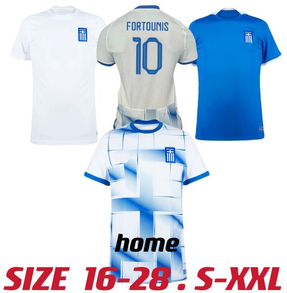 

2023 greece soccer jerseys bakasetas masouras pavlidis 23 2024 greece national team home football shirts fortounis giakoumakis mavropanos ts, Black