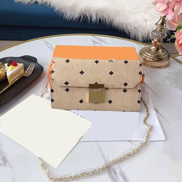 

pink designer luxury handbags mletter print women messenger bag chain bag crossbody pu leather purse clutch with box pink