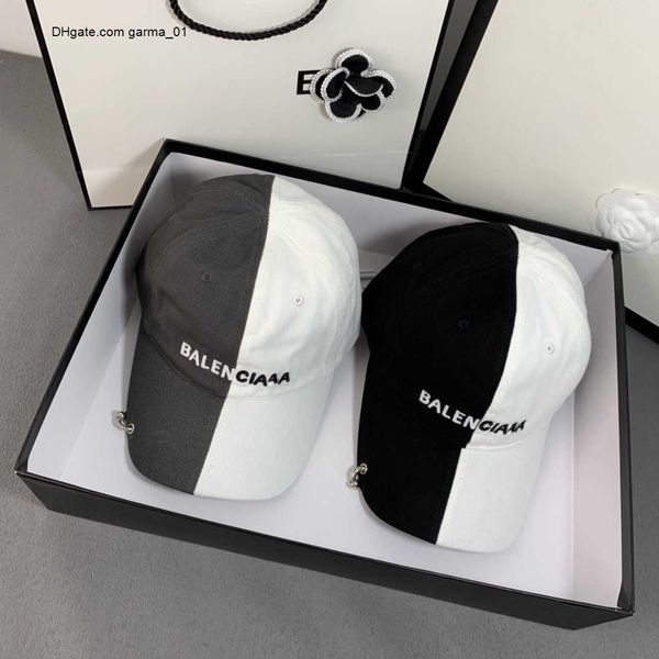 

ball caps designer baseball cap men's fashion stitching two-color casquette letter embroidery outdoor, Blue;gray