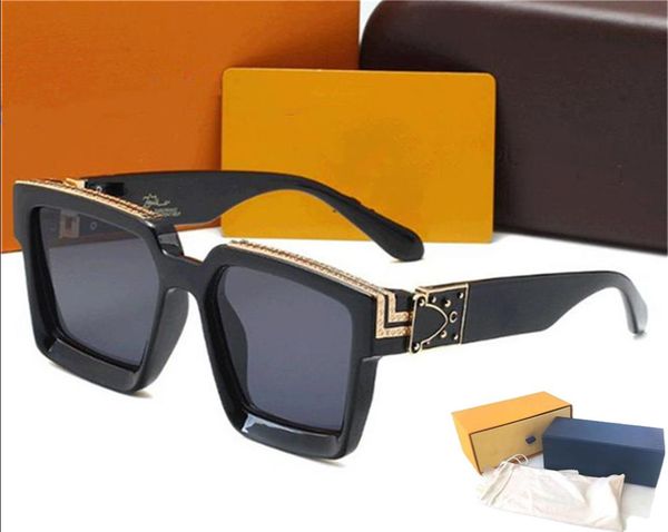 

luxury sunglasses polaroid lens designer womens mens goggle senior eyewear for women eyeglasses frame vintage metal sun glasses with box p26, White;black