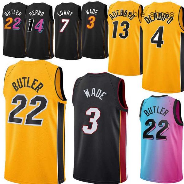 

men basketball jerseys jimmy butler tyler herro kyle lowry 14 7 22 dwyane wade bam ado duncan robinson victor oladipo max strus nikola jovic