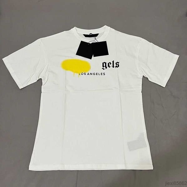 

designer of luxury angels t-shirt brand t shirt clothing spray letter short sleeve spring summer tide men and women tee new2022v8zz{category, Black;brown