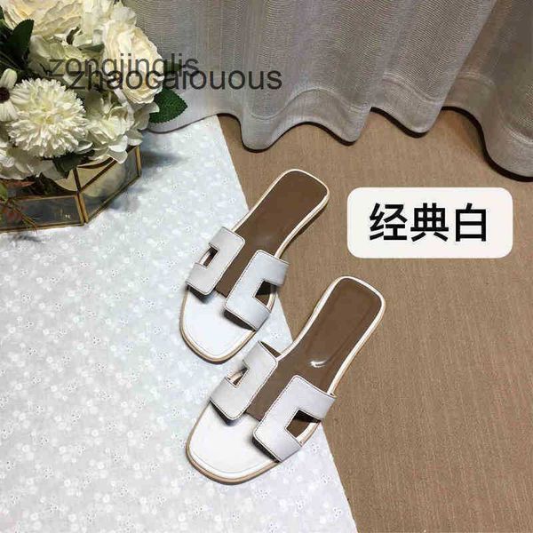 

women h for slipper oran slipper shoes h-shapedsandals slippers beacin classic summer wear leatflat bottomed witthick he nrow